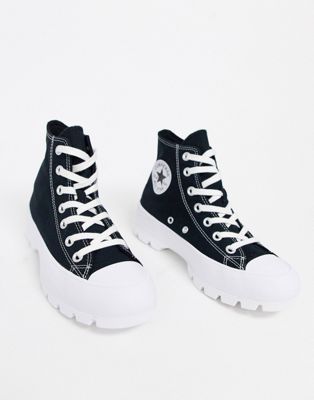 converse thick sole high tops