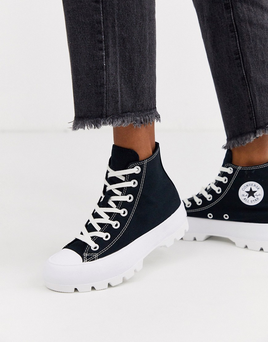 black Chuck Taylor Hi Chunky Sole sneakers