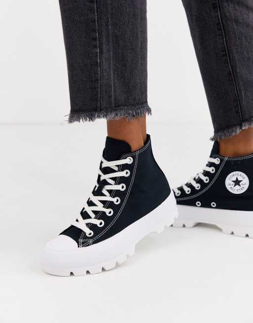 Converse black Chuck Taylor Hi Chunky Sole sneakers