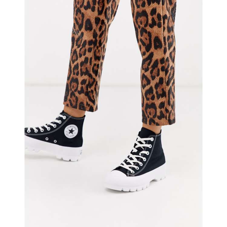 Converse black Chuck Taylor Hi Chunky Sole trainers | ASOS