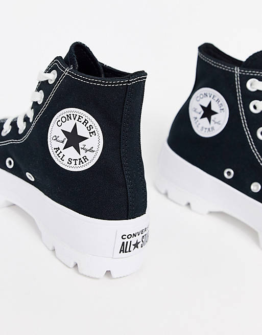 Converse black Chuck Taylor Hi Chunky Sole trainers | ASOS