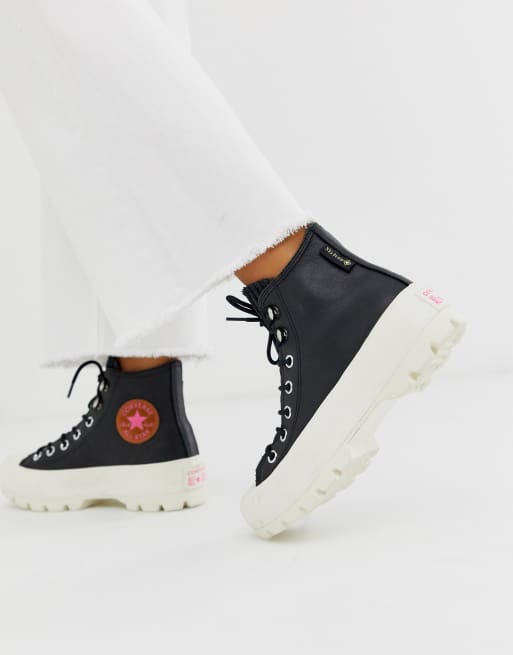 Converse leather gore cheap tex hiker hi sneakers