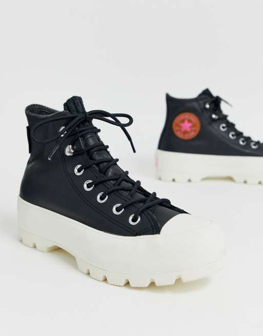 leather converse asos
