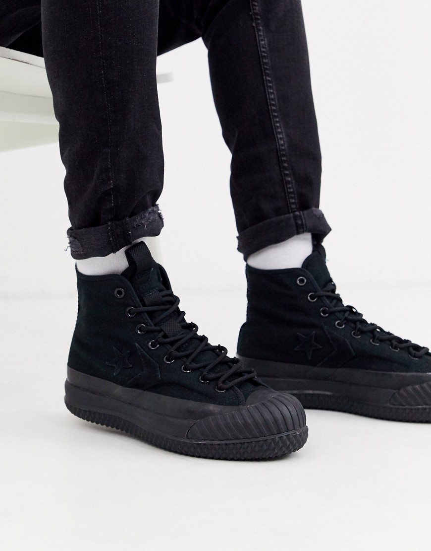 Converse - Bosey MC - Sneakers alte e nere idrorepellenti-Nero