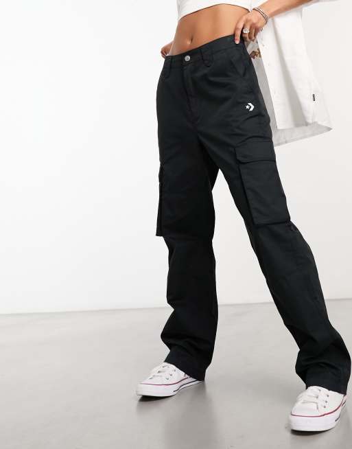 Converse cargo pants in black