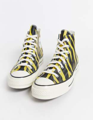 Converse Chuck 70 Archive Leather sneakers in yellow zebra