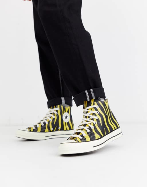 Converse shop yellow zebra