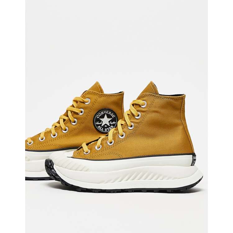 Converse plateforme clearance jaune