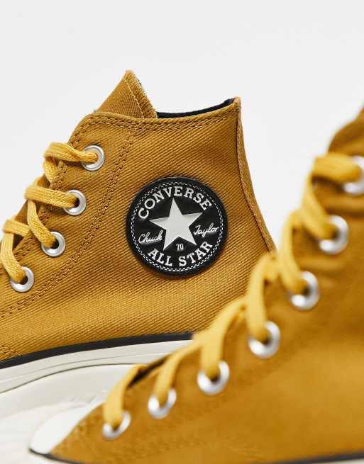 Converse shop gialle platform