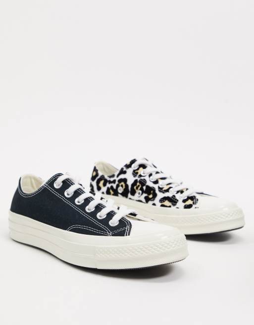 Converse basse clearance leopard