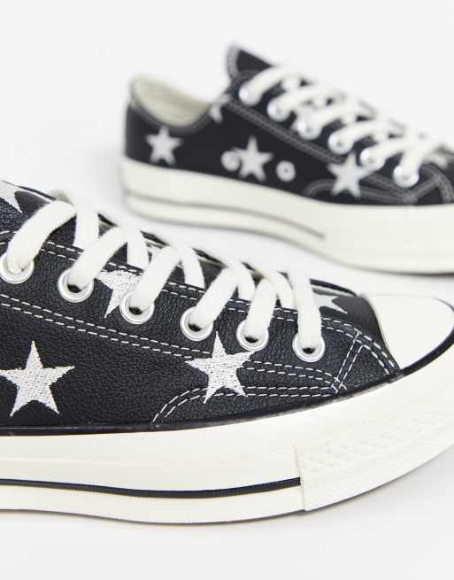 Converse Chuck 70 Baskets basses en cuir avec toiles brod es