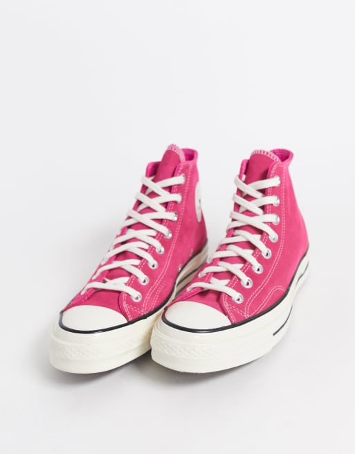 Converse store daim rose