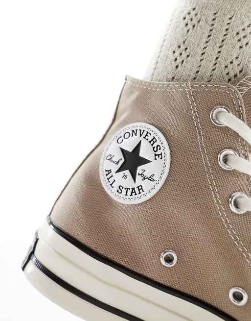 Converse kaki outlet avec coeur