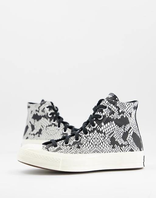 Converse - Chuck 70 - Baskets montantes avec effet peau de serpent ... Converse - Chuck 70 - Baskets montantes avec effet peau de serpent ...
