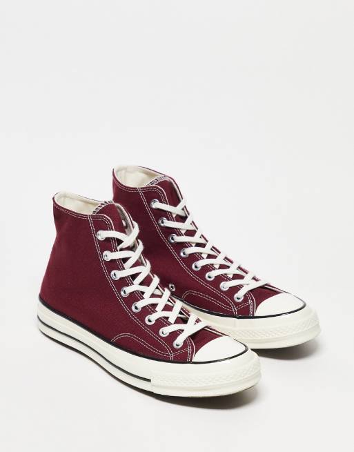 Converses cheap montantes bordeaux