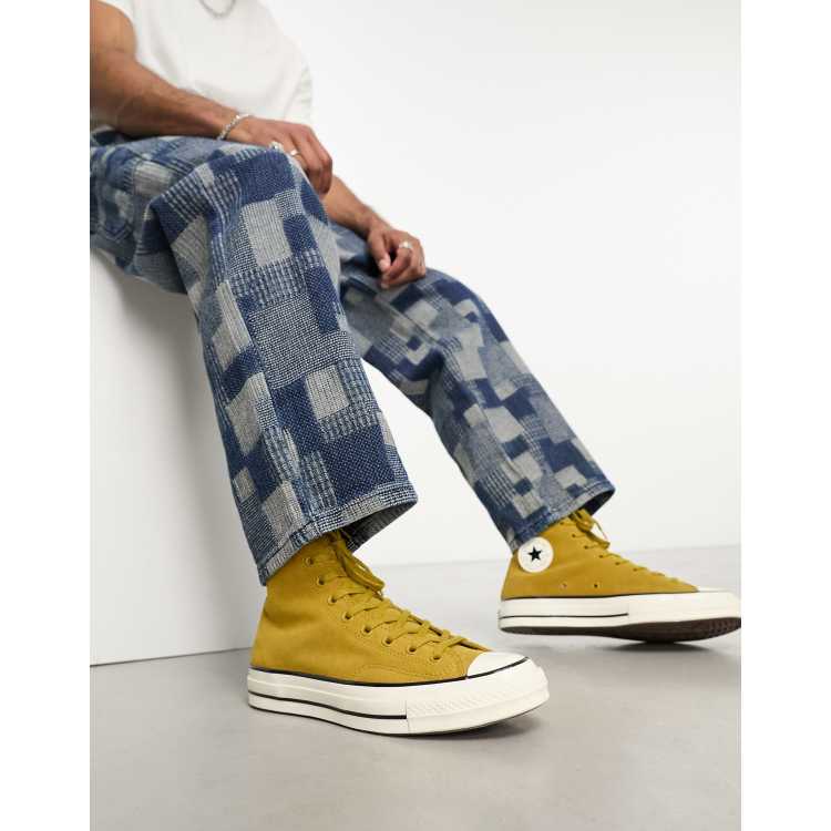 Converse jaune montante best sale