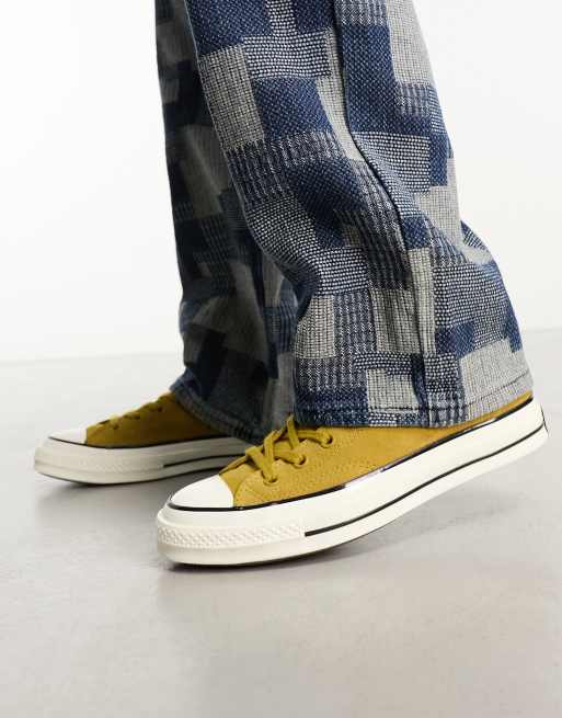 Converse jaune daim best sale