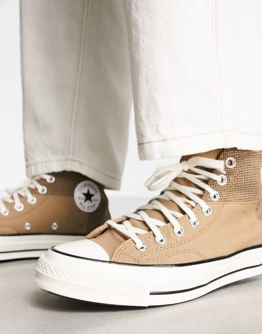 Converse Chuck 70 Baskets montantes en patchwork DUne de sable