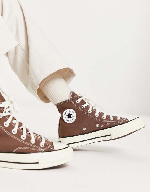 Converse marron 2025 cuir femme