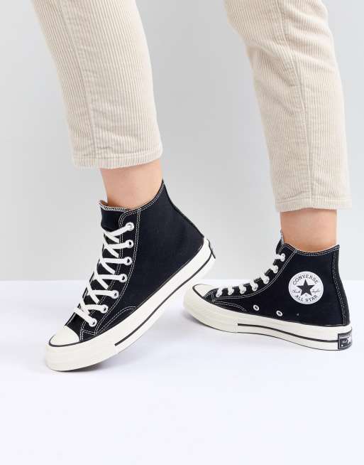 Converse noir cheap haute 70