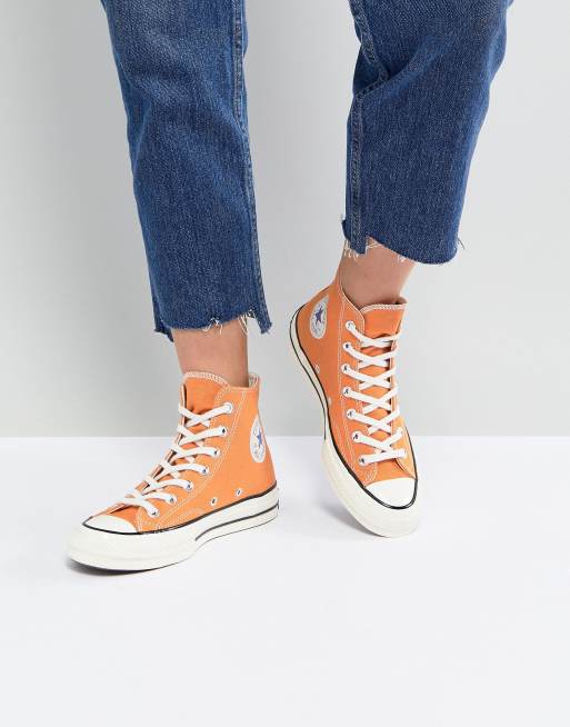 Converse store orange montante