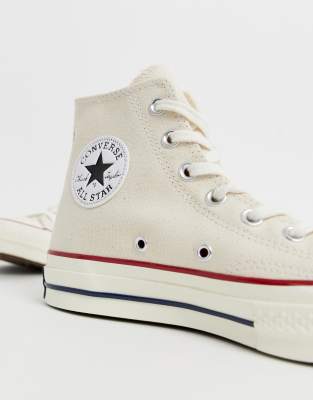 converse montante creme