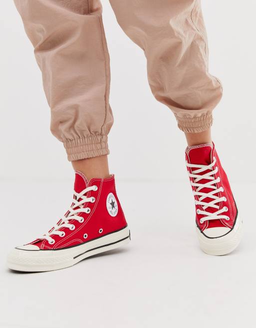 Converse montant rouge new arrivals