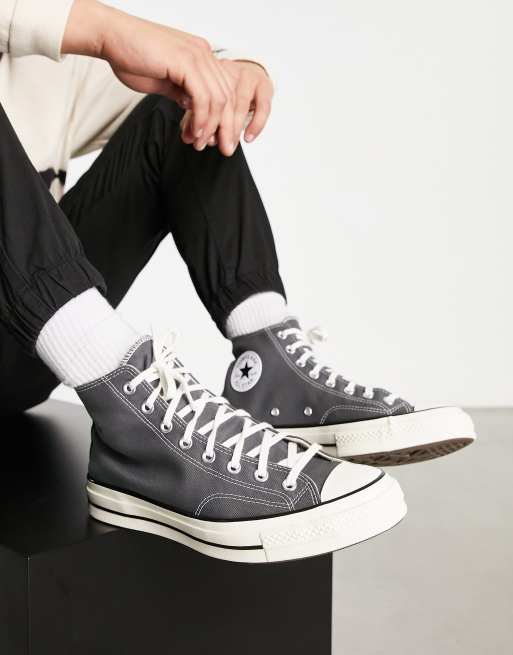 Converse Chuck 70 Baskets montantes unisexes Gris fer