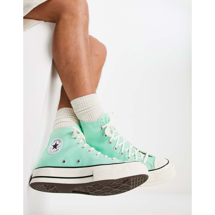 converse montante off white