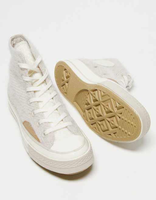 Converse hotsell beige look