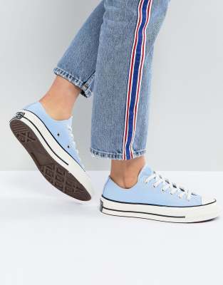 converse haute bleu pastel