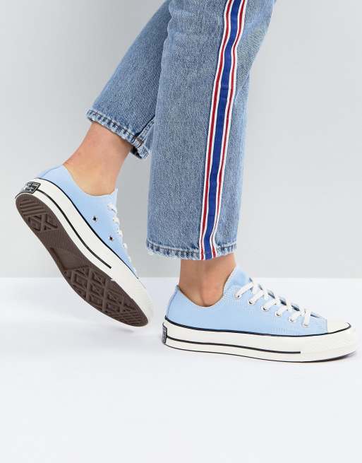 converse bleu pastel