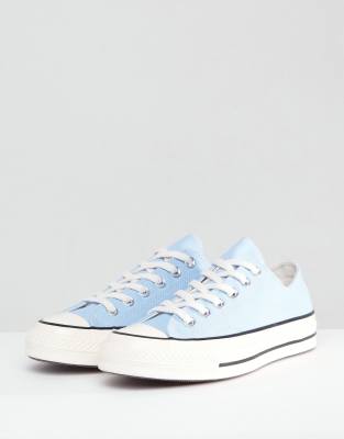 converse bleu pastel