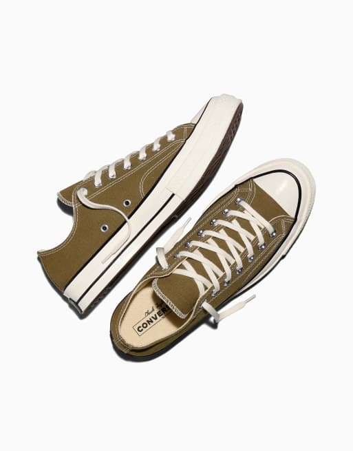 Converse - Chuck 70 - Canvas sneakers in 'bog down'/zilverreiger/zwart, 3 van 4