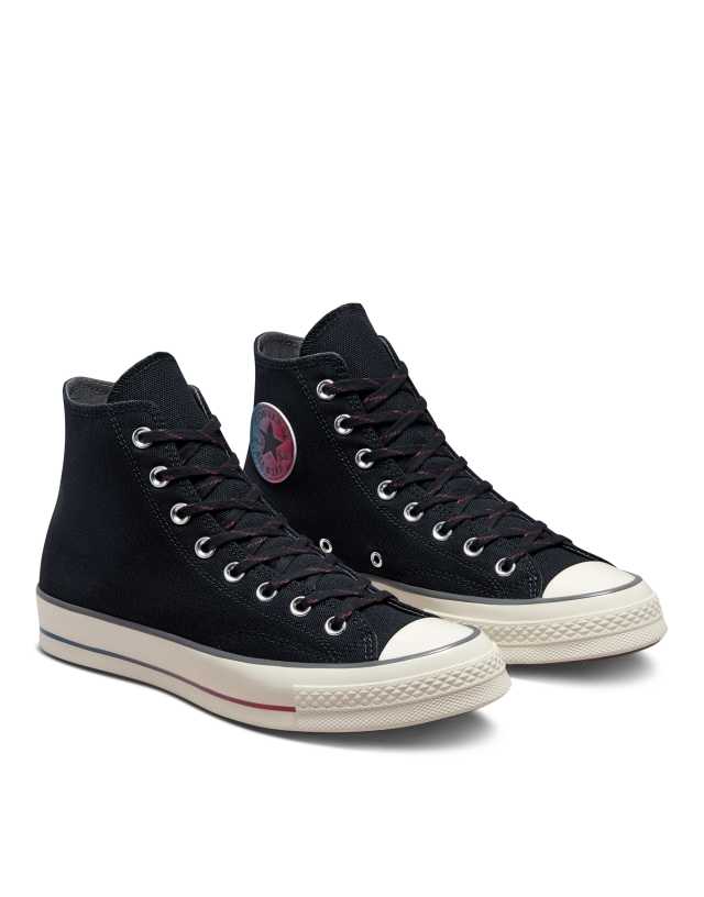 Converse Chuck 70 color fade sneakers in black