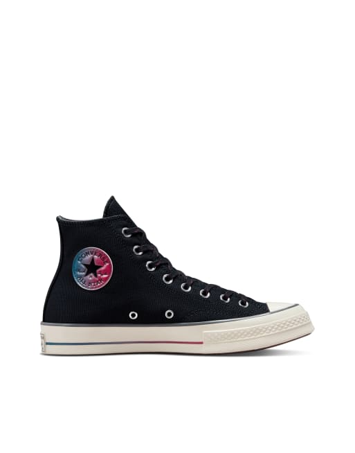 Black converse outlet faded