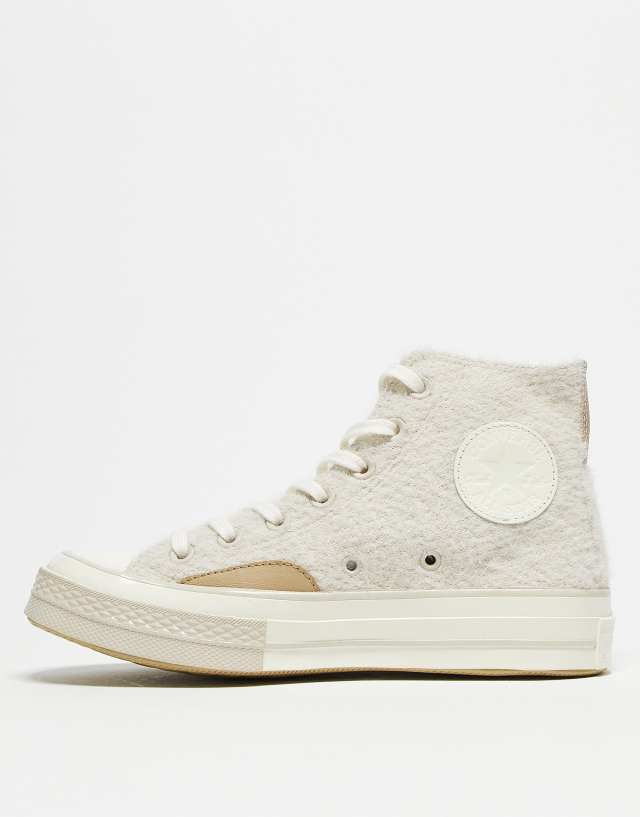 Converse Chuck 70 Cozy Utility sneakers in beige