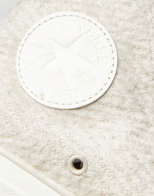 Converse Chuck 70 Cozy Utility sneakers in beige , 2 of 4