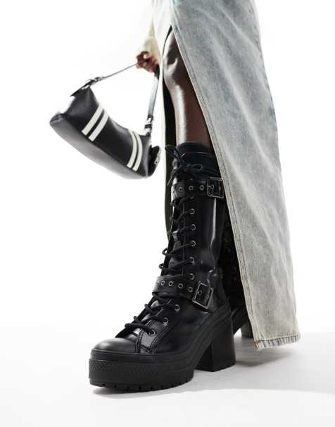 Converse Chuck 70 De Luxe Heel boot in black - view 1