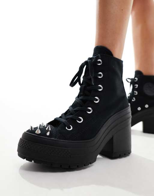 Studded platform clearance converse