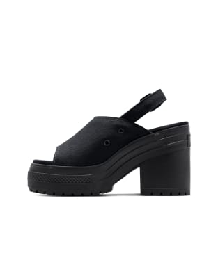  Chuck 70 de luxe heel sandal platform /white/black