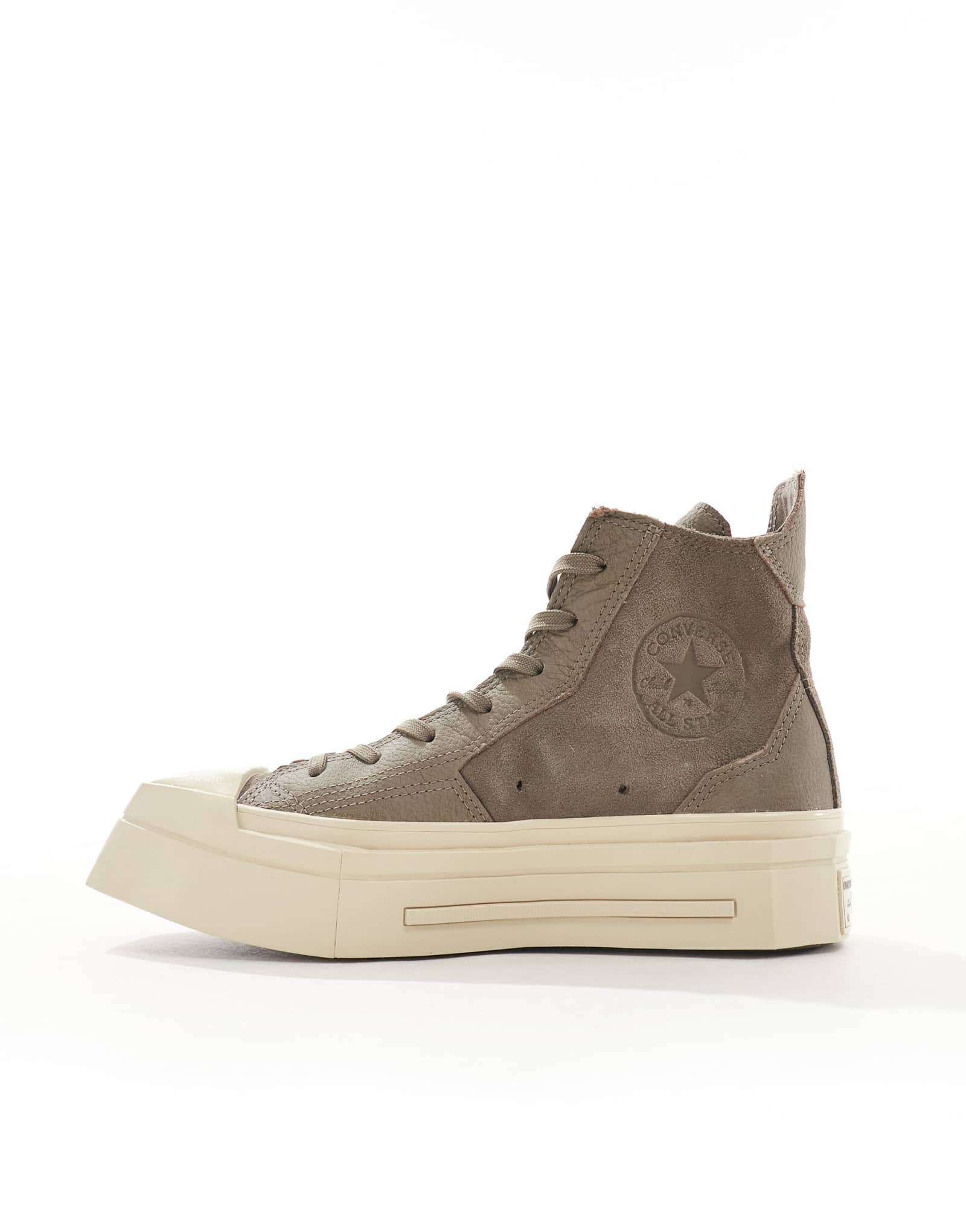 Кеды Converse Chuck 70 De Luxe на квадратной платформе коричневого цвета