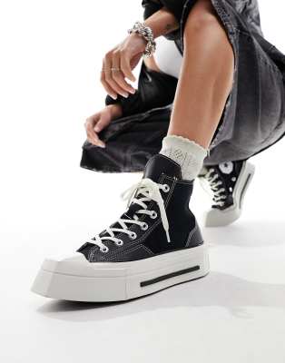 Converse Chuck 70 De Luxe Squared Hi Sneakers In Black