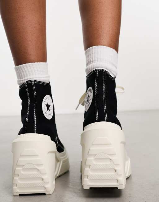 Converse – Chuck 70 – De Luxe – Svarta, höga sneakers med kilklackar, 4 av 4