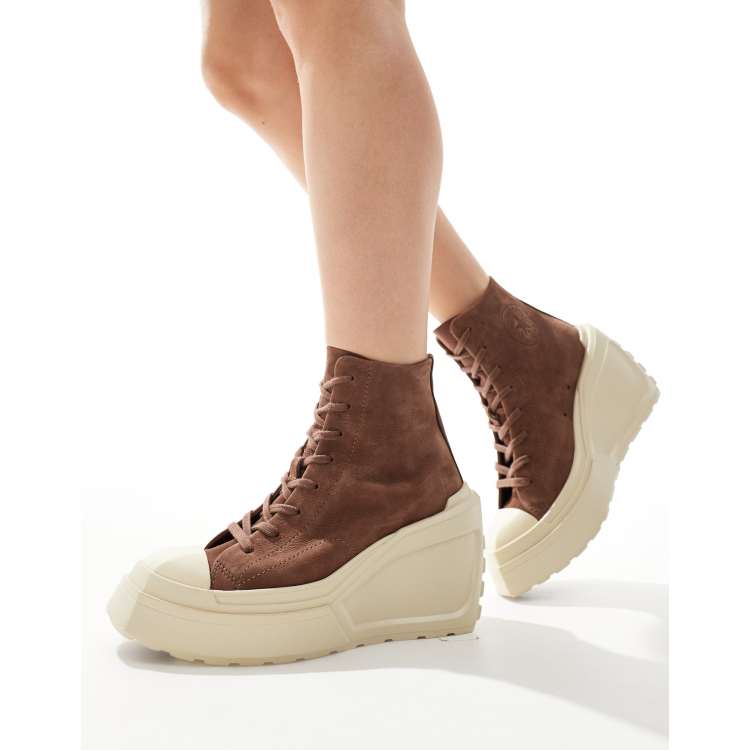 Converse suede wedge clearance