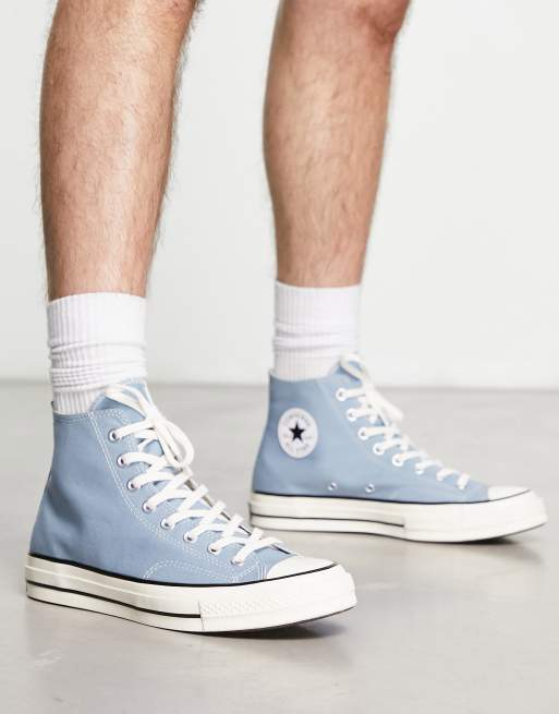 Baby blue shop chuck taylors