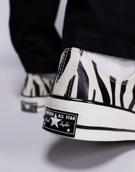 Converse Chuck 70 glow in the dark sneakers in zebra print | ASOS