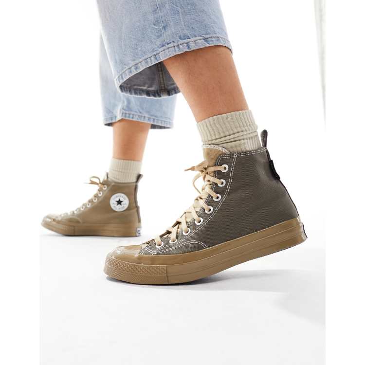 Converse Chuck 70 Gore Tex trainers in brown ASOS