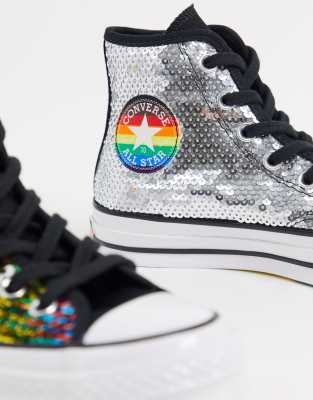 chuck 70 rainbow hi sneaker