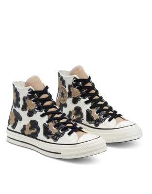 converse chuck 70 denim camo high top